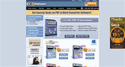 Desktop Screenshot of 123fileconvert.com