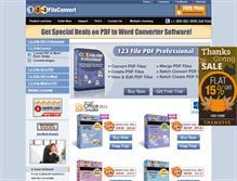 Tablet Screenshot of 123fileconvert.com